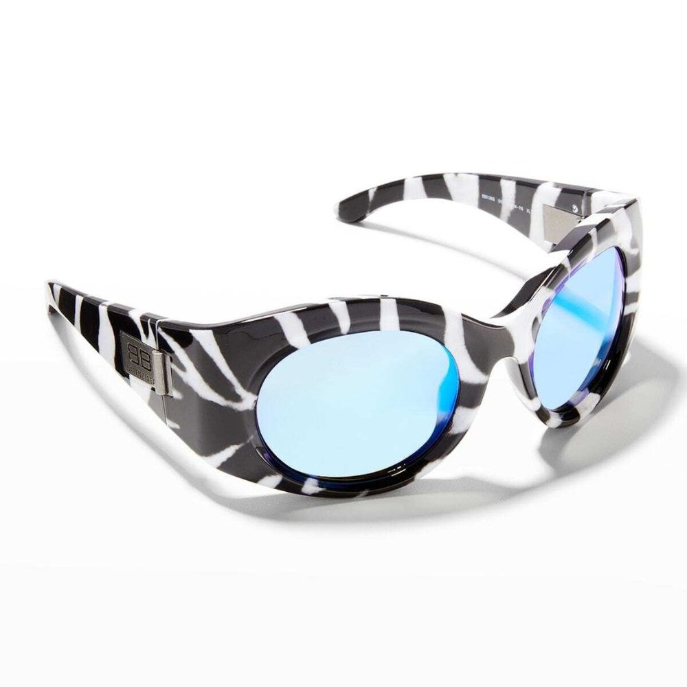 Balenciaga Zebra Print Sunglasses